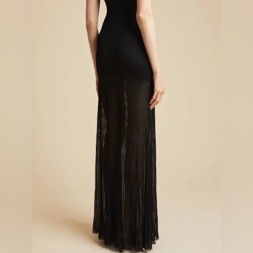Khaite The Nivea Plissé Maxi Tank Dress NWT Medium - Picture 4 of 13